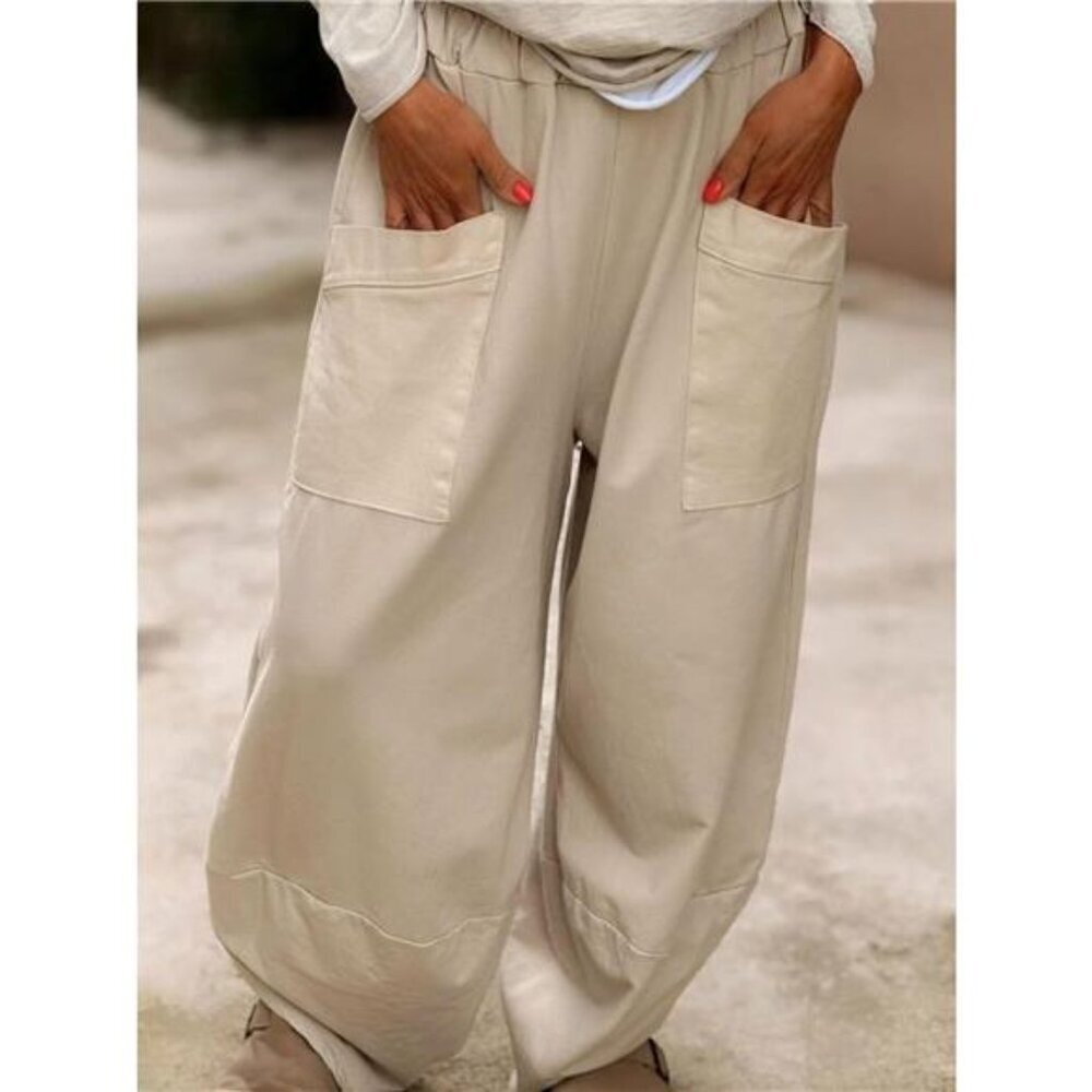 Plus Size Relaxed Fit Casual  Pants - Picture 5 of 12